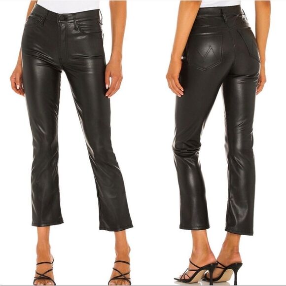 MOTHER Insider Ankle Faux Leather - Picture 1 of 13